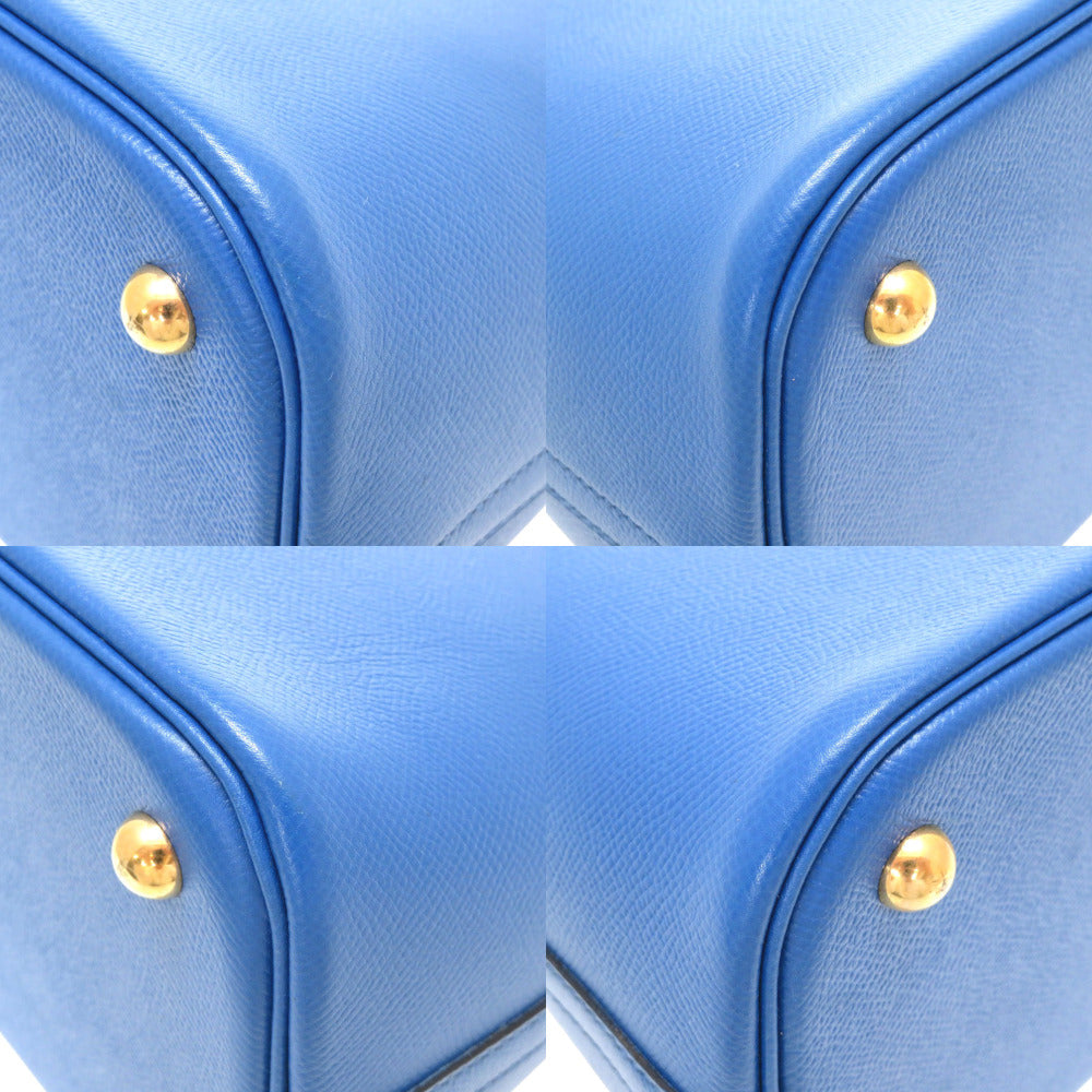 HERMES Handbag Courchevel Blue france Bored 35