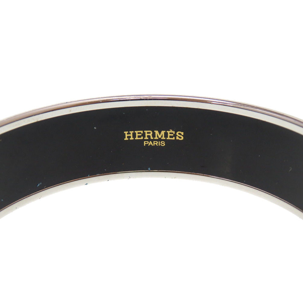 HERMES Bangle metal purple Email GM Curry Sho Cloisonne
