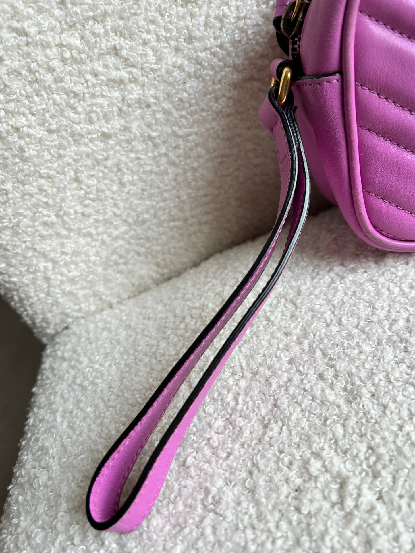 Gucci GG Pink Marmont Clutch