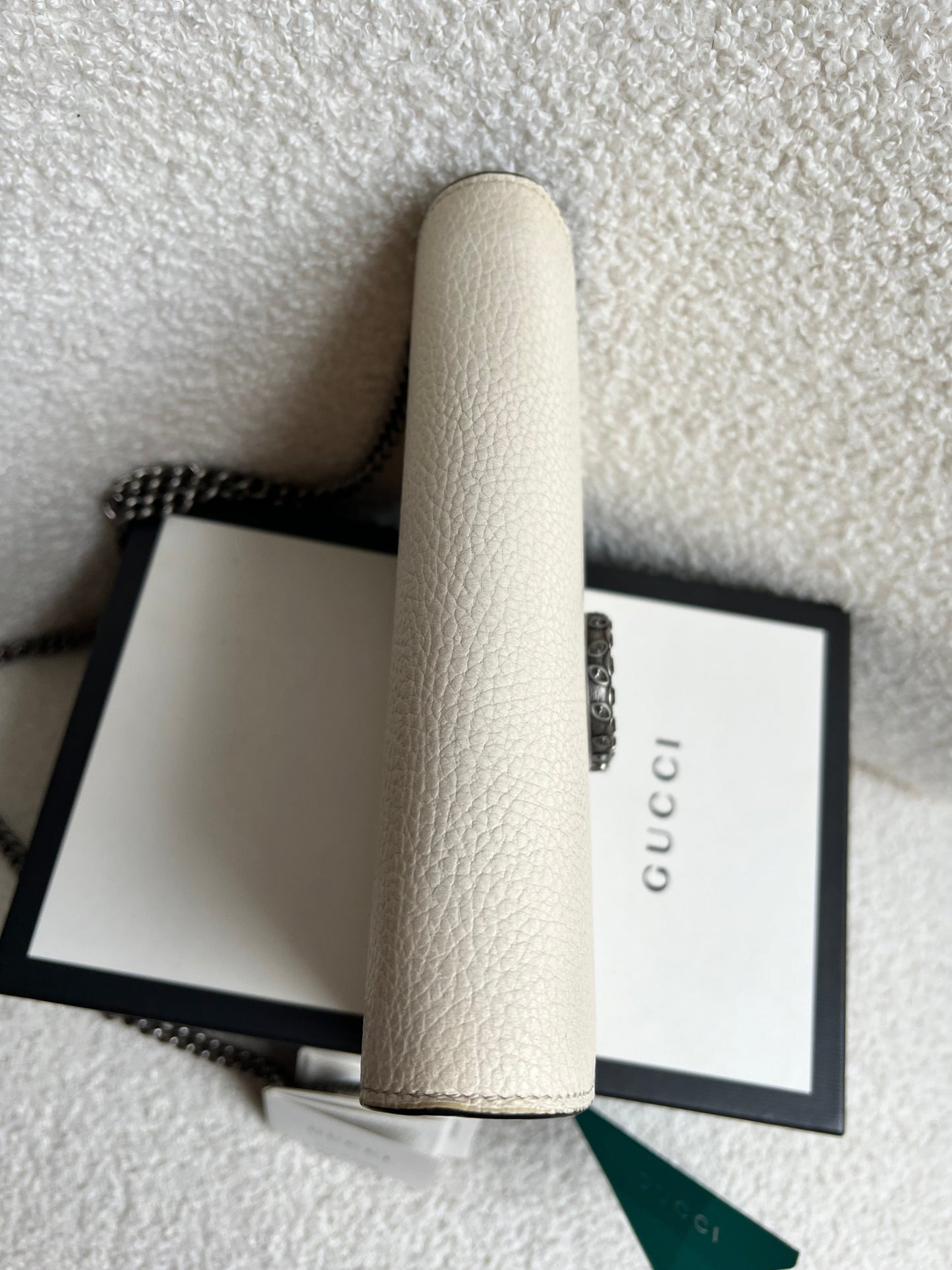 Gucci Dionysus White Mini Chain Bag (RRP £1340)