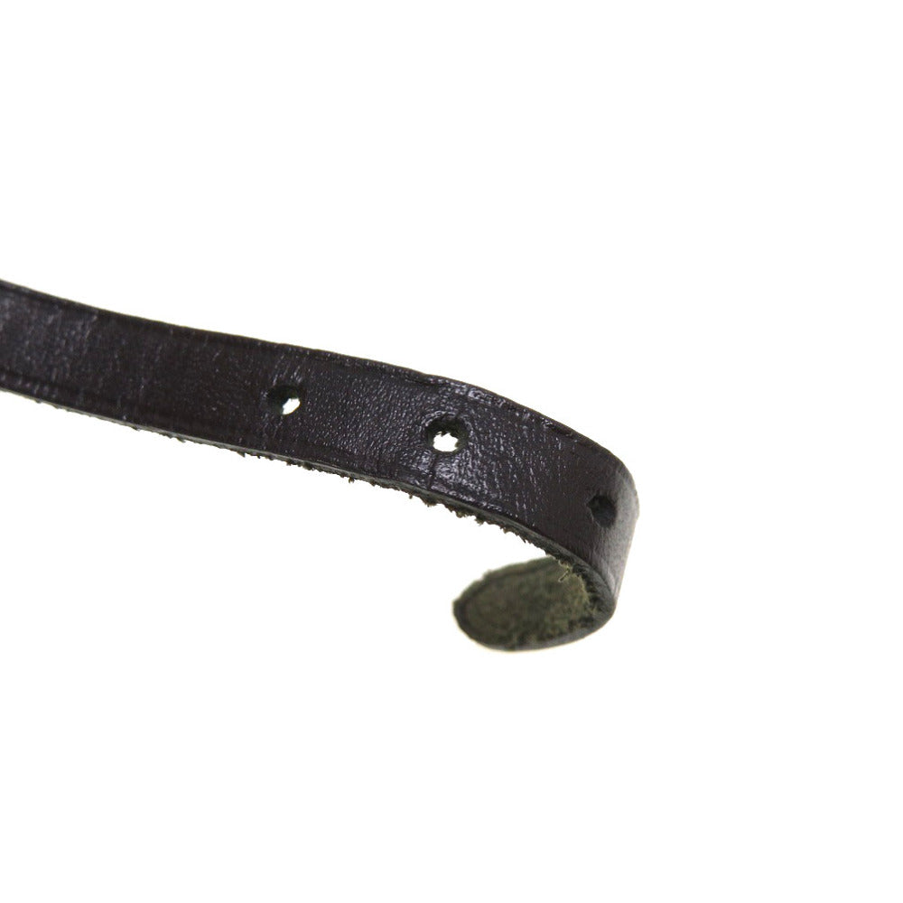 HERMES bracelet leather black Appi 3