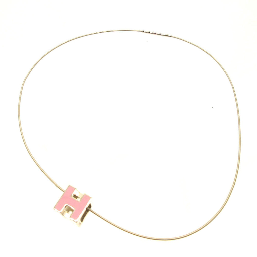 HERMES Necklace metal pink