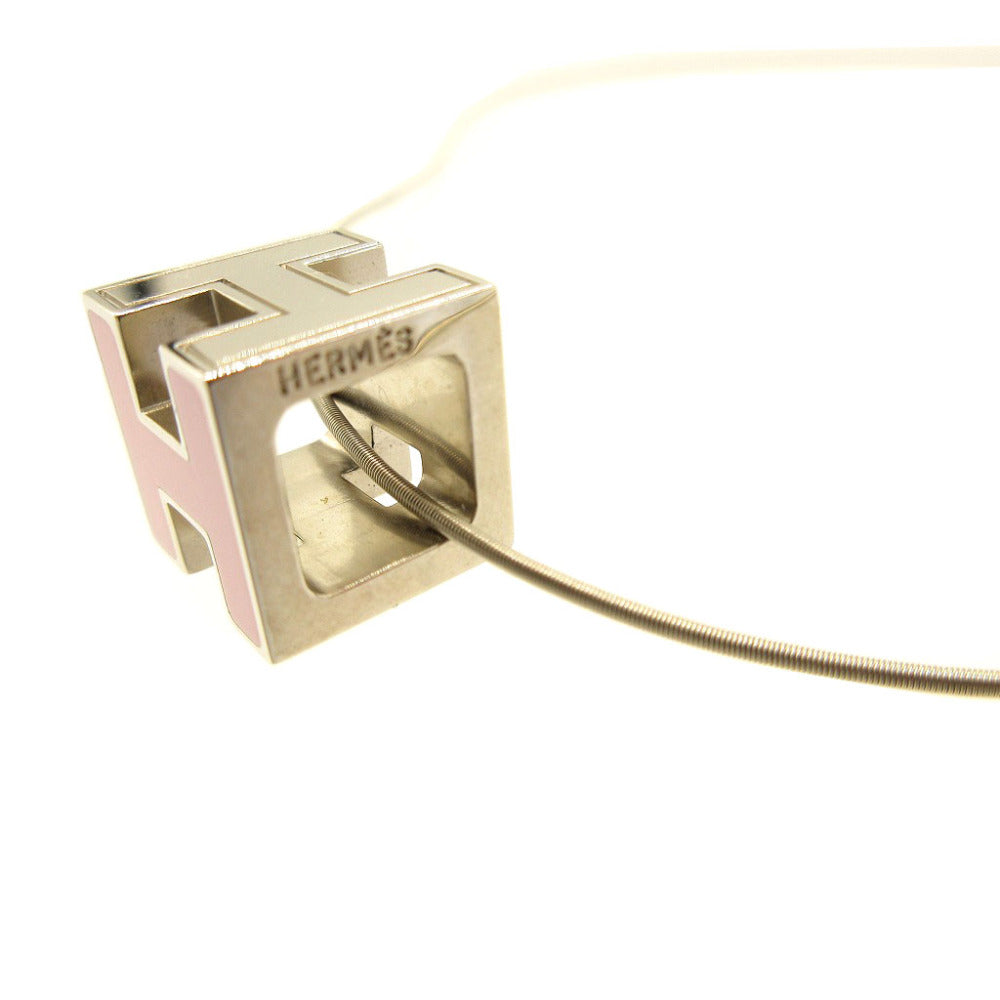HERMES Necklace metal pink