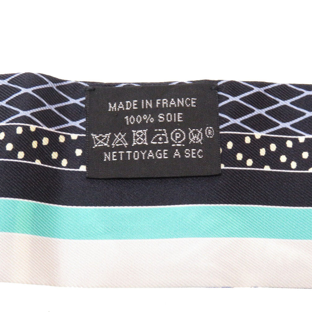 HERMES scarf silk Noir Twilly Grand Theater Nouveau TWILLY Grand Theater Nouveau
