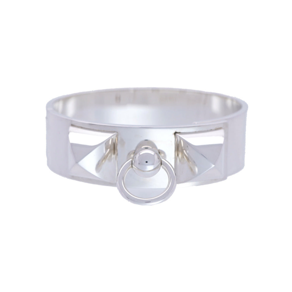 HERMES Bangle Silver925 Silver Collied Cyan MM Bangle SH