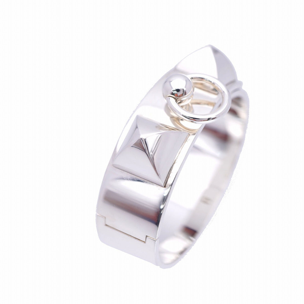 HERMES Bangle Silver925 Silver Collied Cyan MM Bangle SH