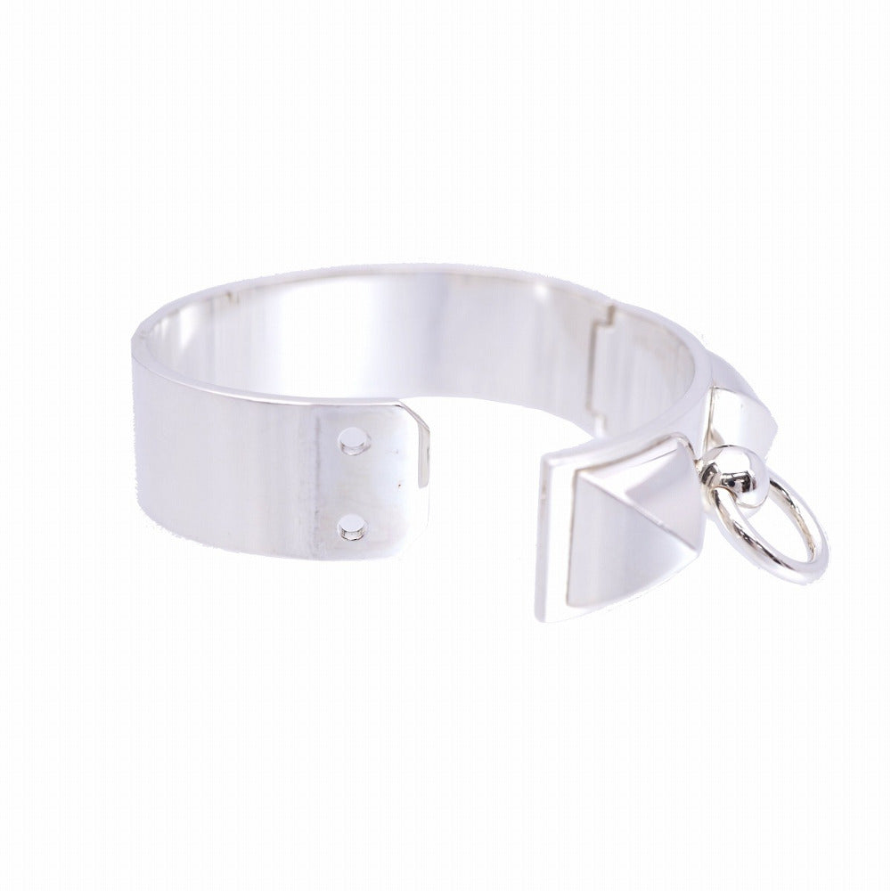HERMES Bangle Silver925 Silver Collied Cyan MM Bangle SH