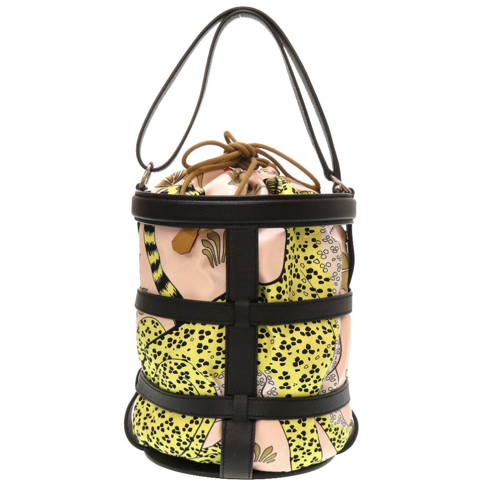 HERMES Shoulder Bag Epsom black Muzaldine Women Used