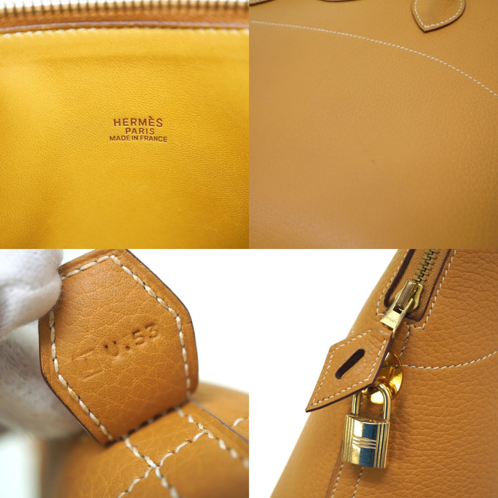 HERMES Handbag Fjord Natural Sable Bored 31