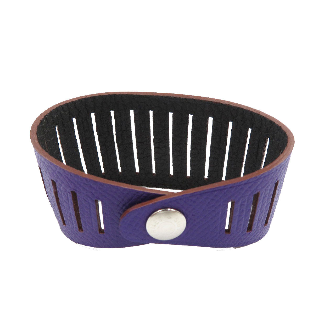 HERMES bracelet Epsom , Togo Anemone petite ash bracelet