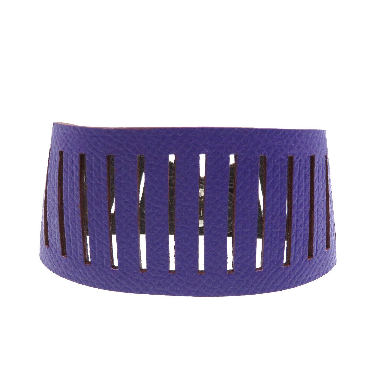 HERMES bracelet Epsom , Togo Anemone petite ash bracelet