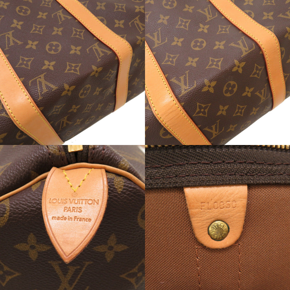 LOUIS VUITTON Boston Duffel bag M41426 Monogram canvas Brown Monogram Keepall 50 mens Used