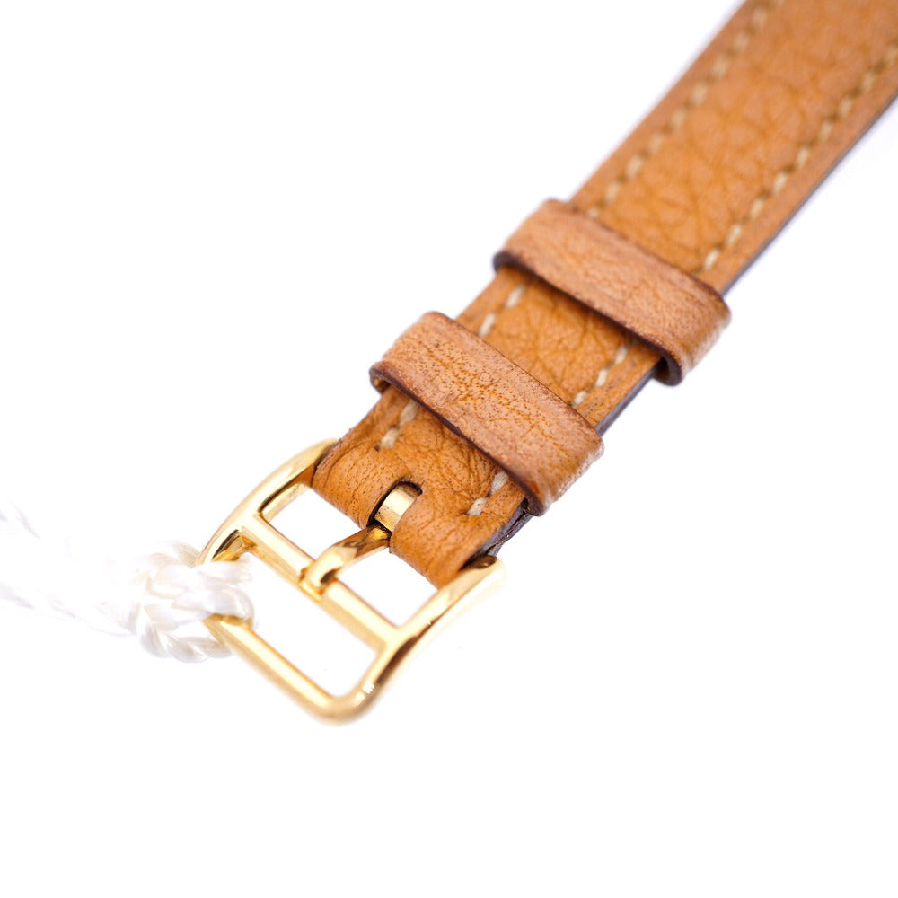 HERMES Watches Quartz Stainless Steel , Leather Ivory Meteor Ivory dial