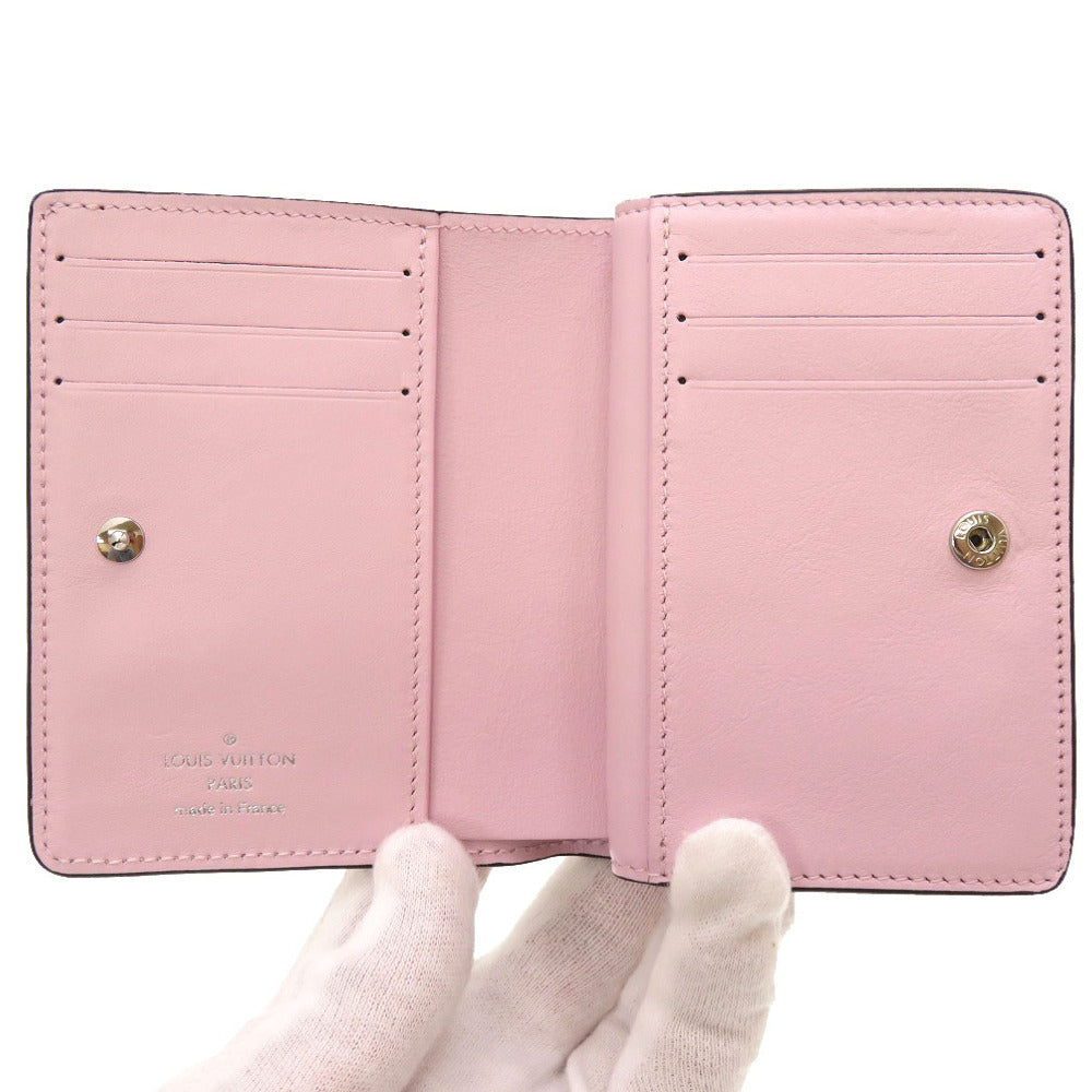 LOUIS VUITTON Bifold Wallet M80629 Monogram Mahina rose jasmine Monogram Mahina Portefeuille Claire Women Used