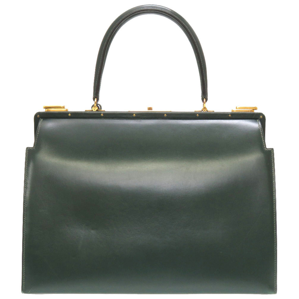 HERMES Handbag Box scarf Vert Doctor's bag