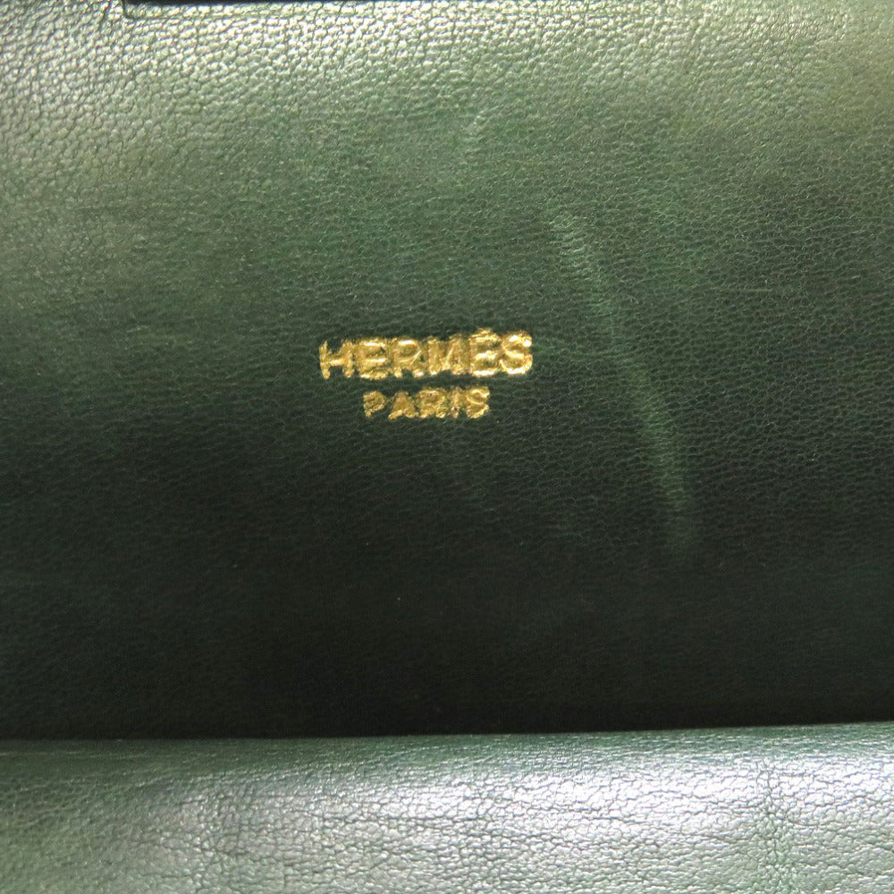 HERMES Handbag Box scarf Vert Doctor's bag