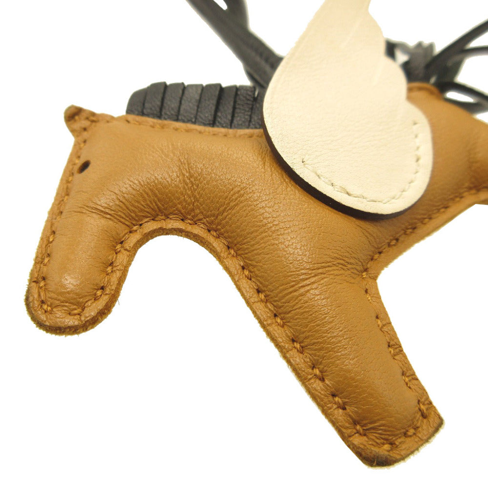 HERMES key ring leather Chai Bag charm Rodeo Pegasus PM Women Used