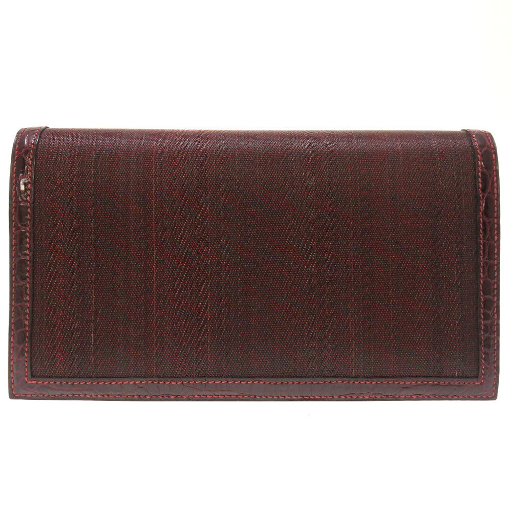 HERMES Clutch bag Clinolan Bordeaux vintage