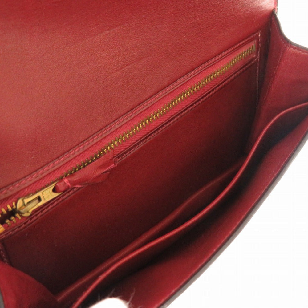 HERMES Clutch bag Clinolan Bordeaux vintage