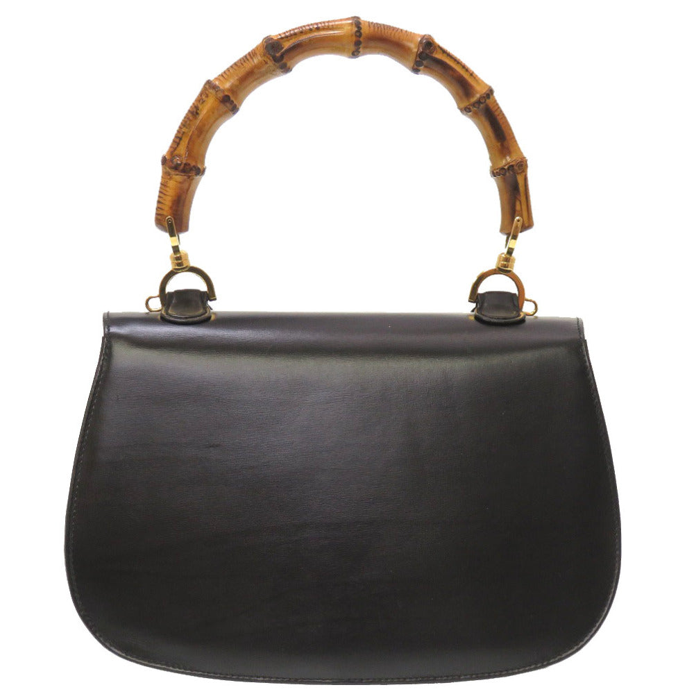 GUCCI Handbag 000 1951 0633 leather black Women Used