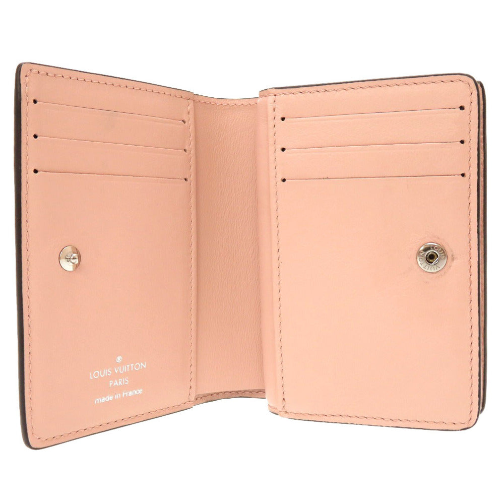 LOUIS VUITTON Bifold Wallet M80629 Monogram Mahina Magnolia Monogram Mahina Portefeuille Claire Women Used
