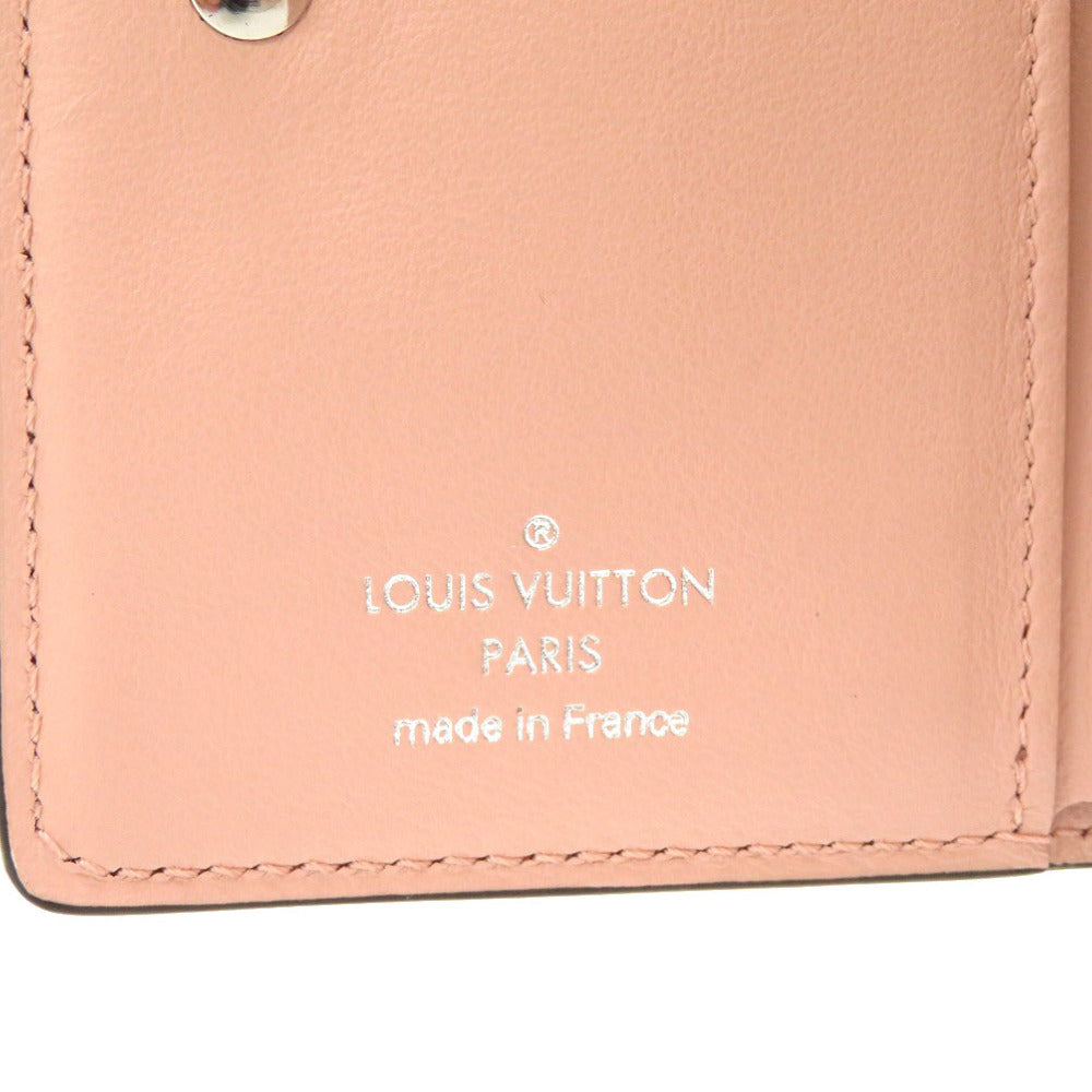 LOUIS VUITTON Bifold Wallet M80629 Monogram Mahina Magnolia Monogram Mahina Portefeuille Claire Women Used