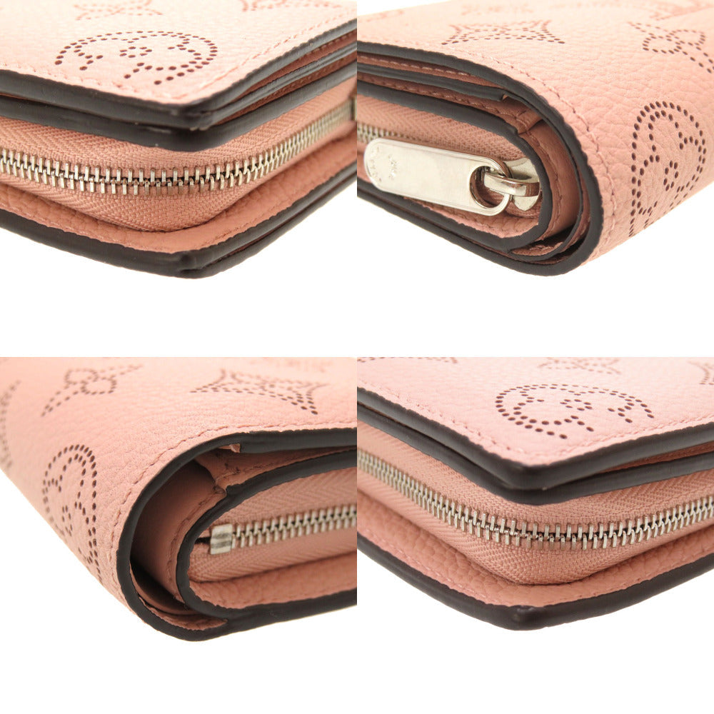 LOUIS VUITTON Bifold Wallet M80629 Monogram Mahina Magnolia Monogram Mahina Portefeuille Claire Women Used