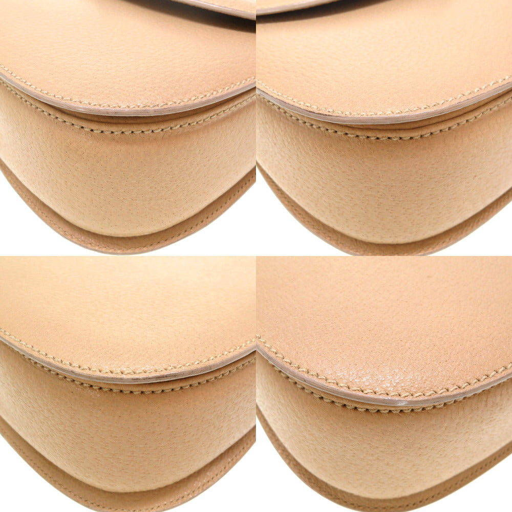 GUCCI Handbag Bamboo beige 2WAY Women Used