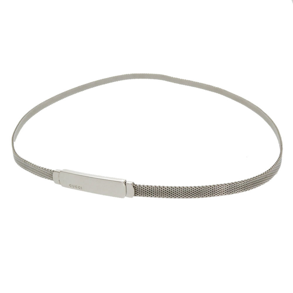 GUCCI belt metal Silver plate