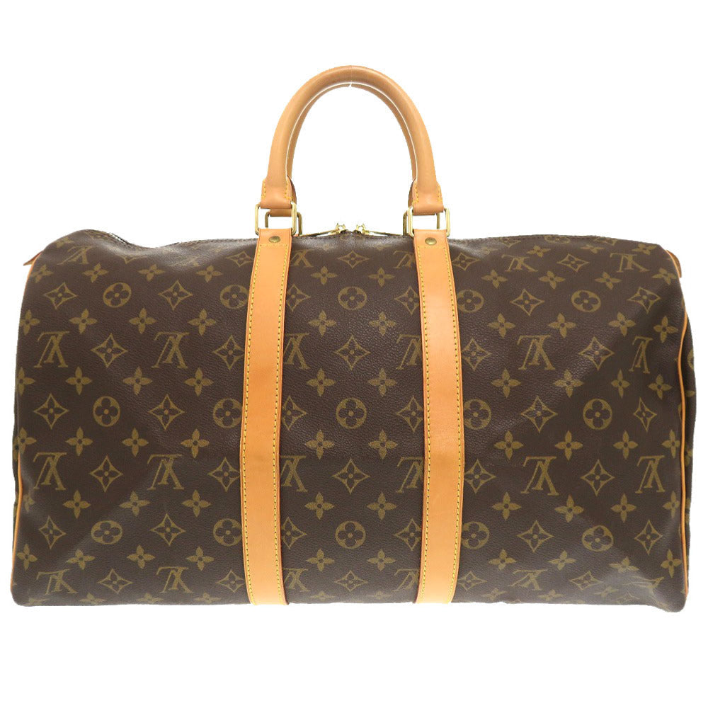 LOUIS VUITTON Boston Duffel bag M41428 Monogram canvas Brown Monogram Keepall 45