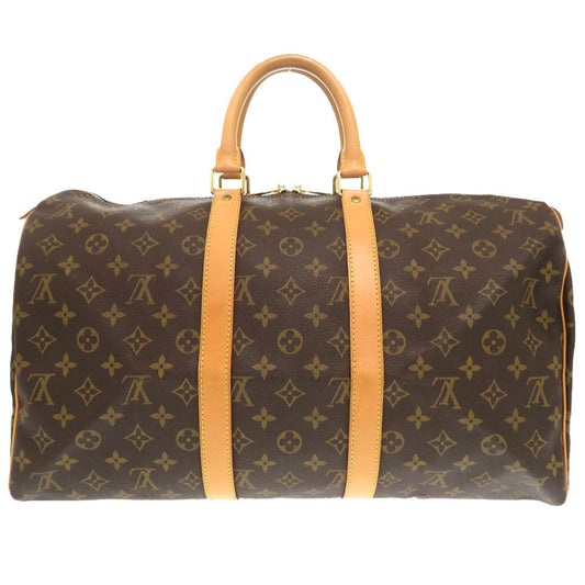 LOUIS VUITTON Boston Duffel bag M41428 Monogram canvas Brown Monogram Keepall 45