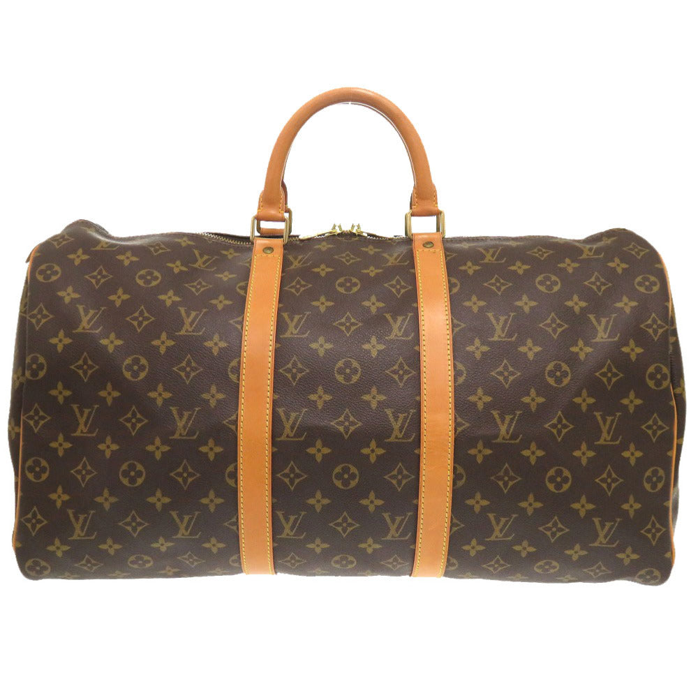 LOUIS VUITTON Boston Duffel bag M41426 Monogram canvas Brown Monogram Keepall 50