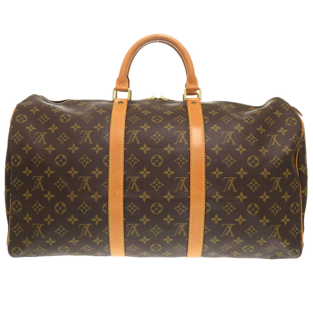 LOUIS VUITTON Boston Duffel bag M41426 Monogram canvas Brown Monogram Keepall 50