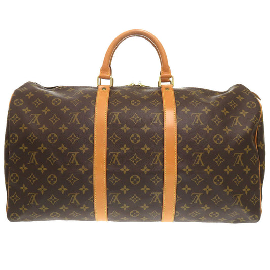 LOUIS VUITTON Boston Duffel bag M41426 Monogram canvas Brown Monogram Keepall 50