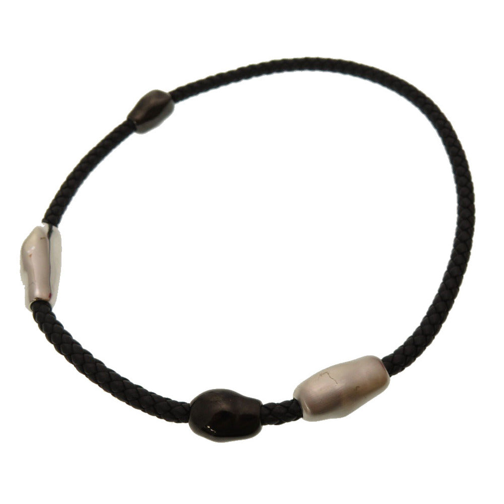 HERMES bracelet Vaux Swift black Wave Double Tour Double Tour