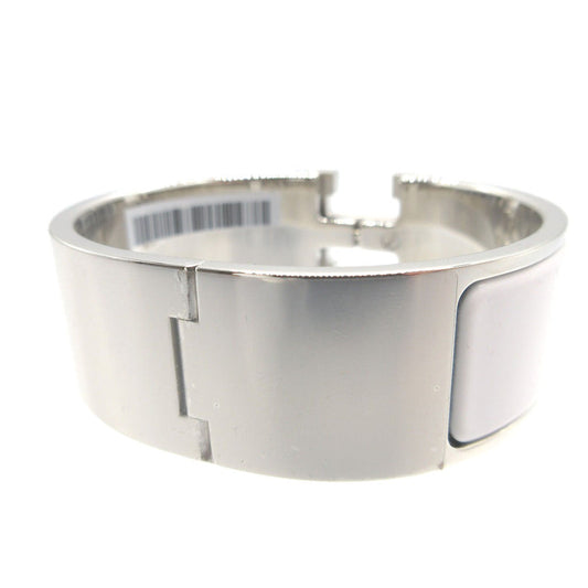 HERMES bracelet metal Silver Click crack PM