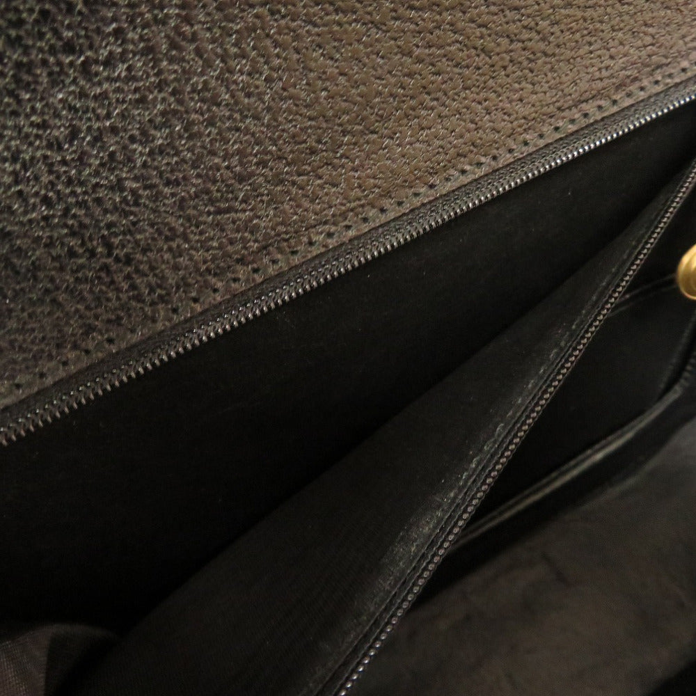 GUCCI Handbag 000 2113 0633 Bamboo, Leather black Women Used