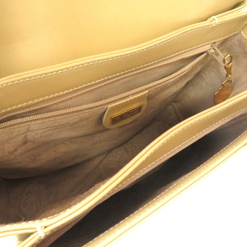 GUCCI Handbag 000 23 0116 Bamboo beige Women Used