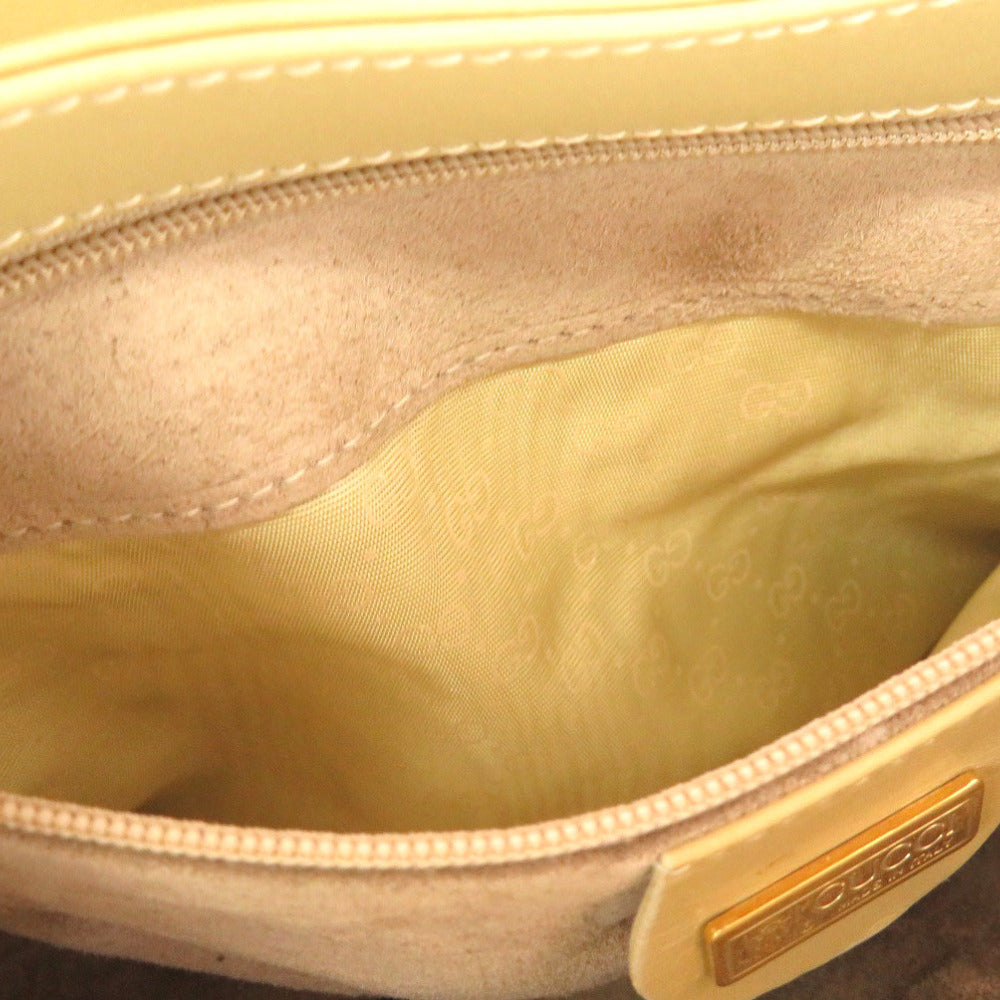 GUCCI Handbag 000 23 0116 Bamboo beige Women Used