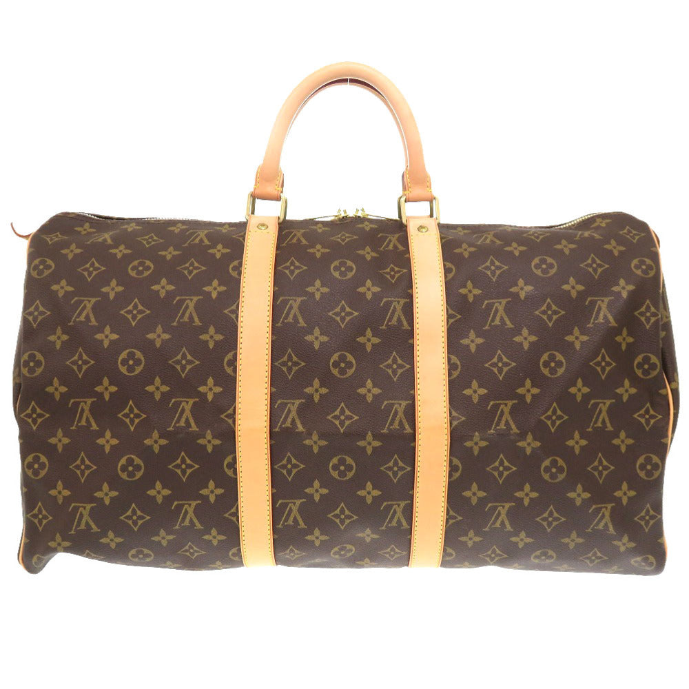 LOUIS VUITTON Boston Duffel bag M41426 Monogram canvas Brown Monogram Keepall 50
