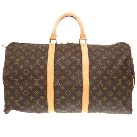 LOUIS VUITTON Boston Duffel bag M41426 Monogram canvas Brown Monogram Keepall 50
