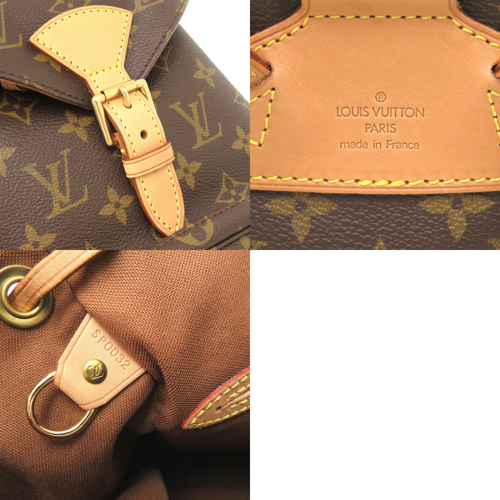 LOUIS VUITTON Backpack M51136 Monogram canvas Brown Monogram MontsourisMM Women Used