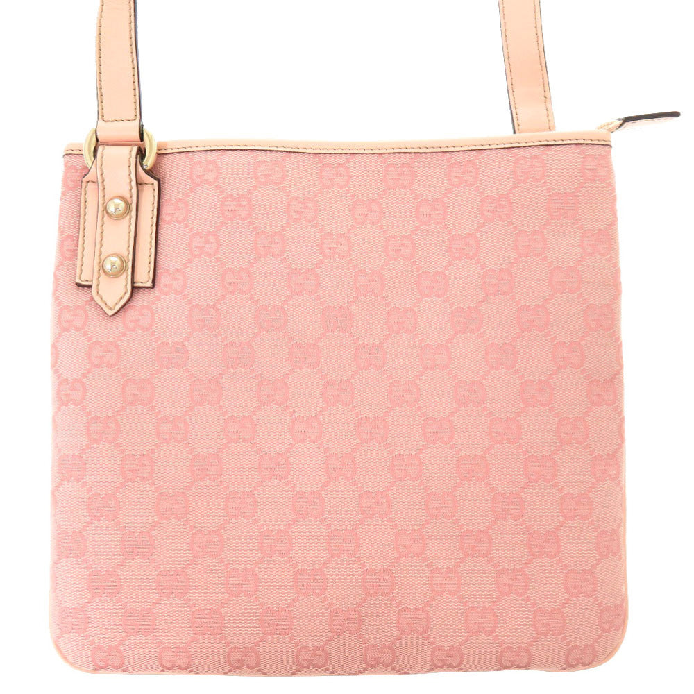 GUCCI Shoulder Bag 257246 GG canvas pink