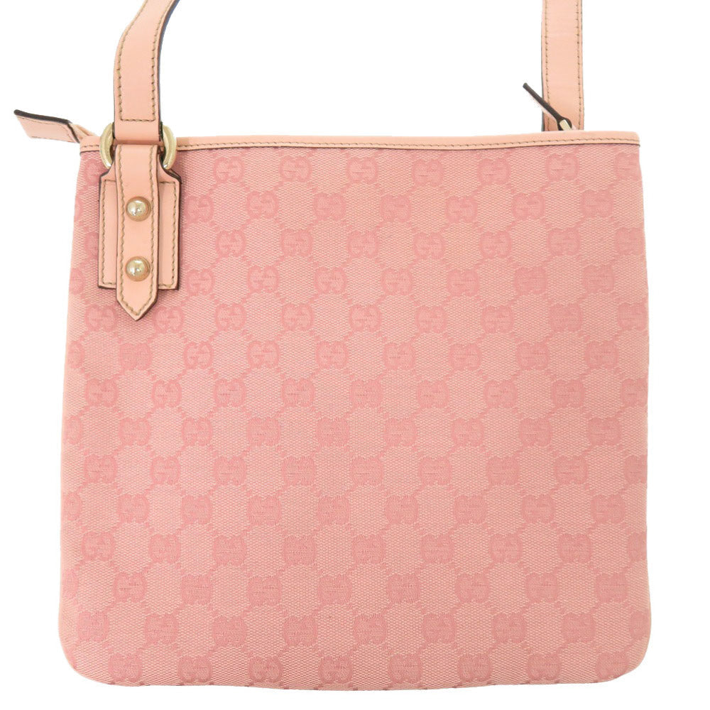 GUCCI Shoulder Bag 257246 GG canvas pink