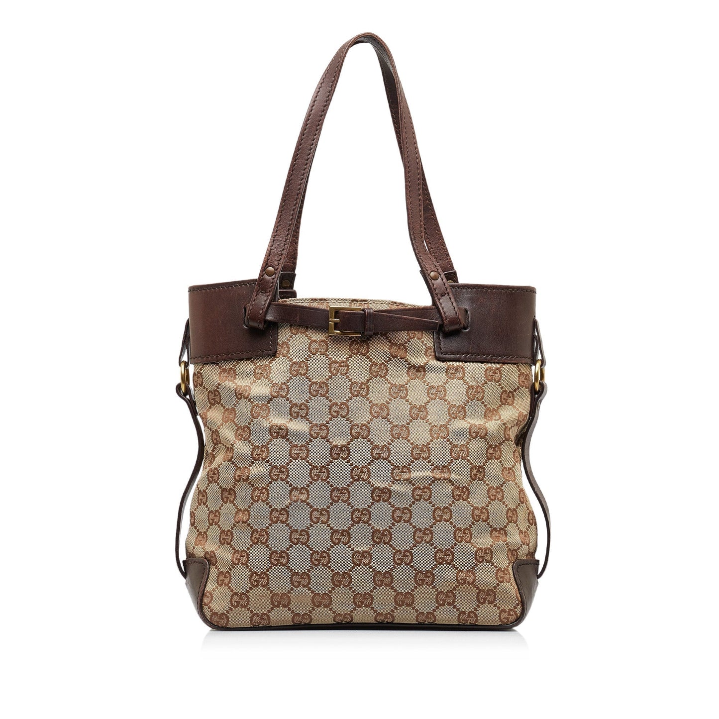 Brown Gucci GG Canvas Tote Bag