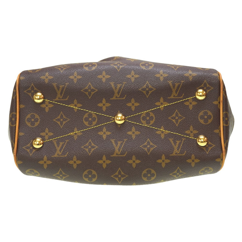 LOUIS VUITTON Handbag M40143 Monogram canvas Brown Monogram Tivoli PM Women Used