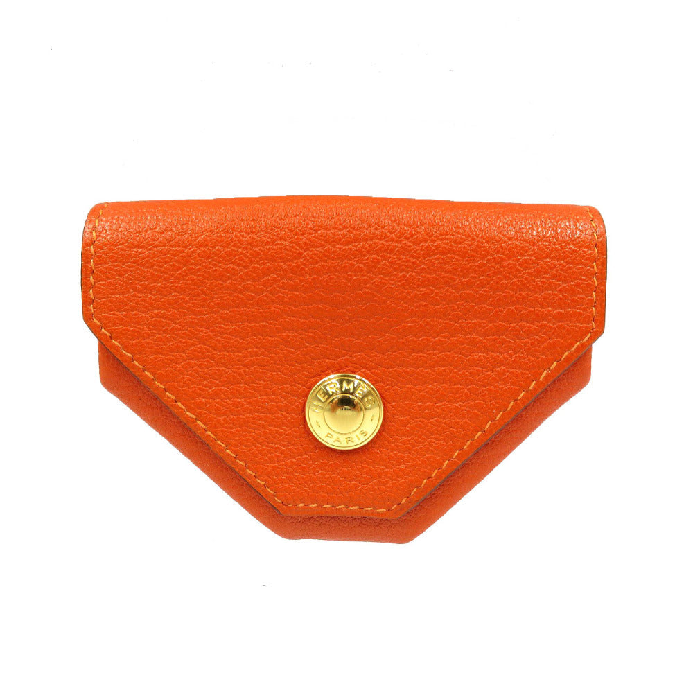 HERMES Coin case Shave Red Le Caranhuit LE48