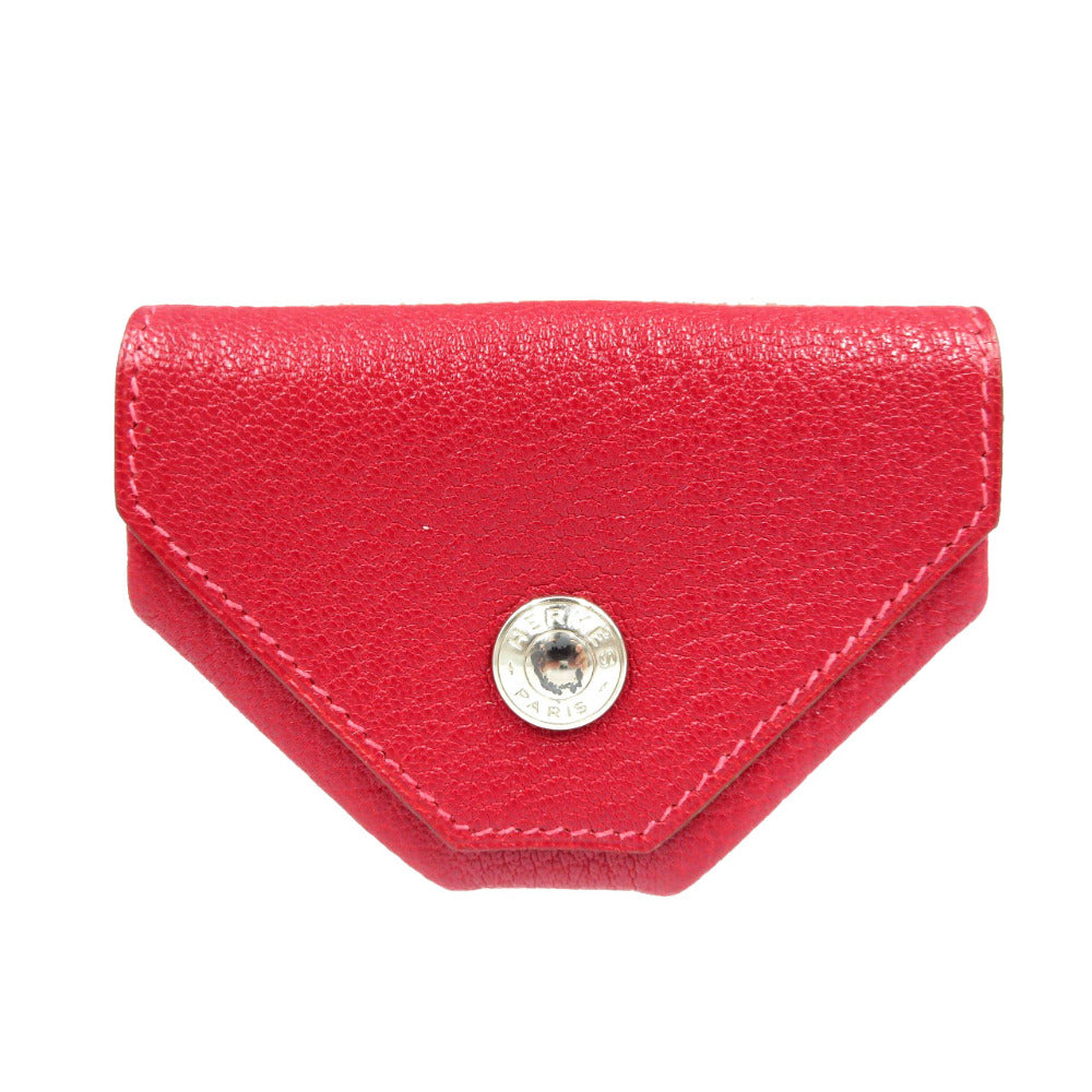 HERMES Coin case Shave Red Le Caranhuit LE48