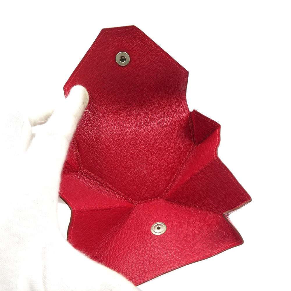 HERMES Coin case Shave Red Le Caranhuit LE48