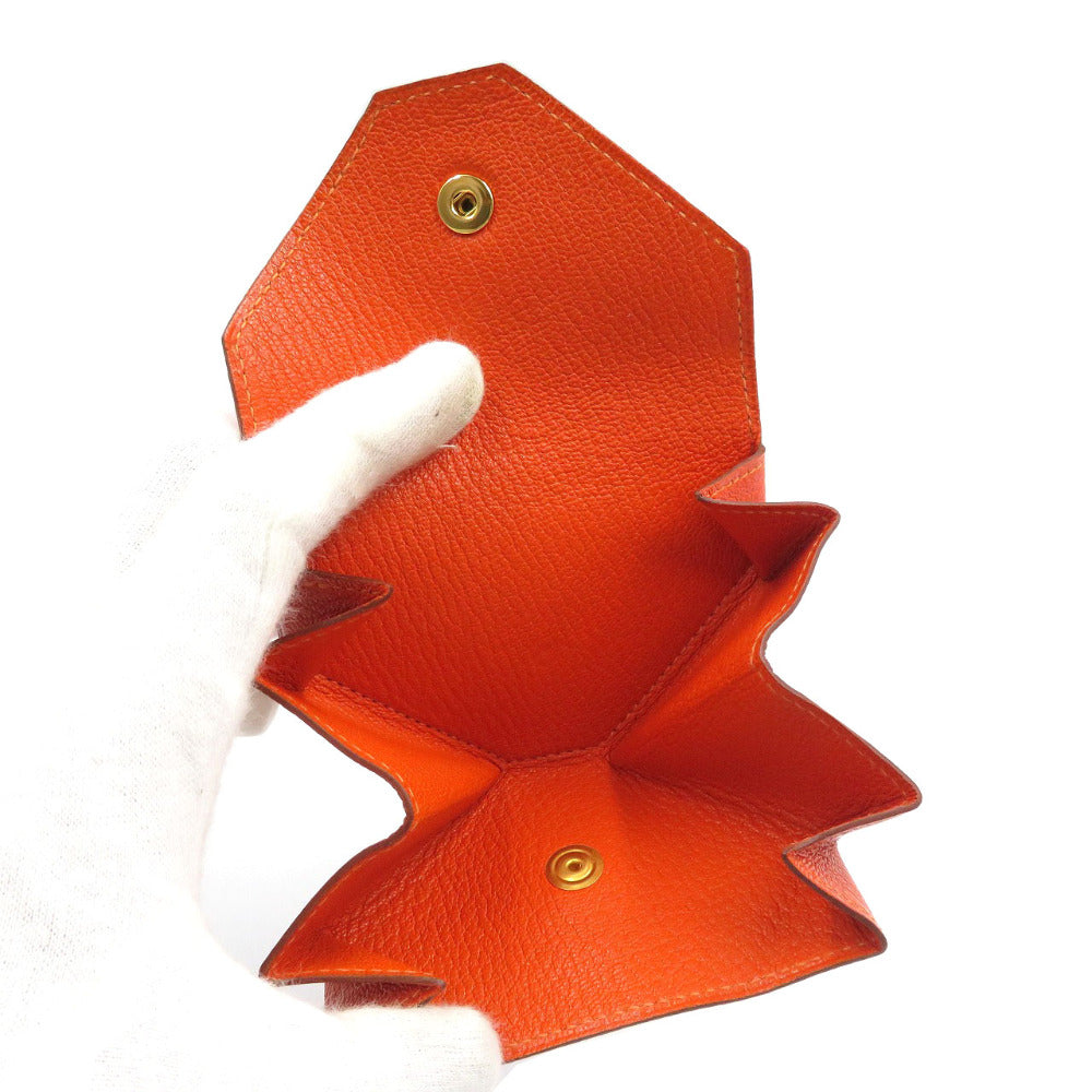 HERMES Coin case Shave Red Le Caranhuit LE48